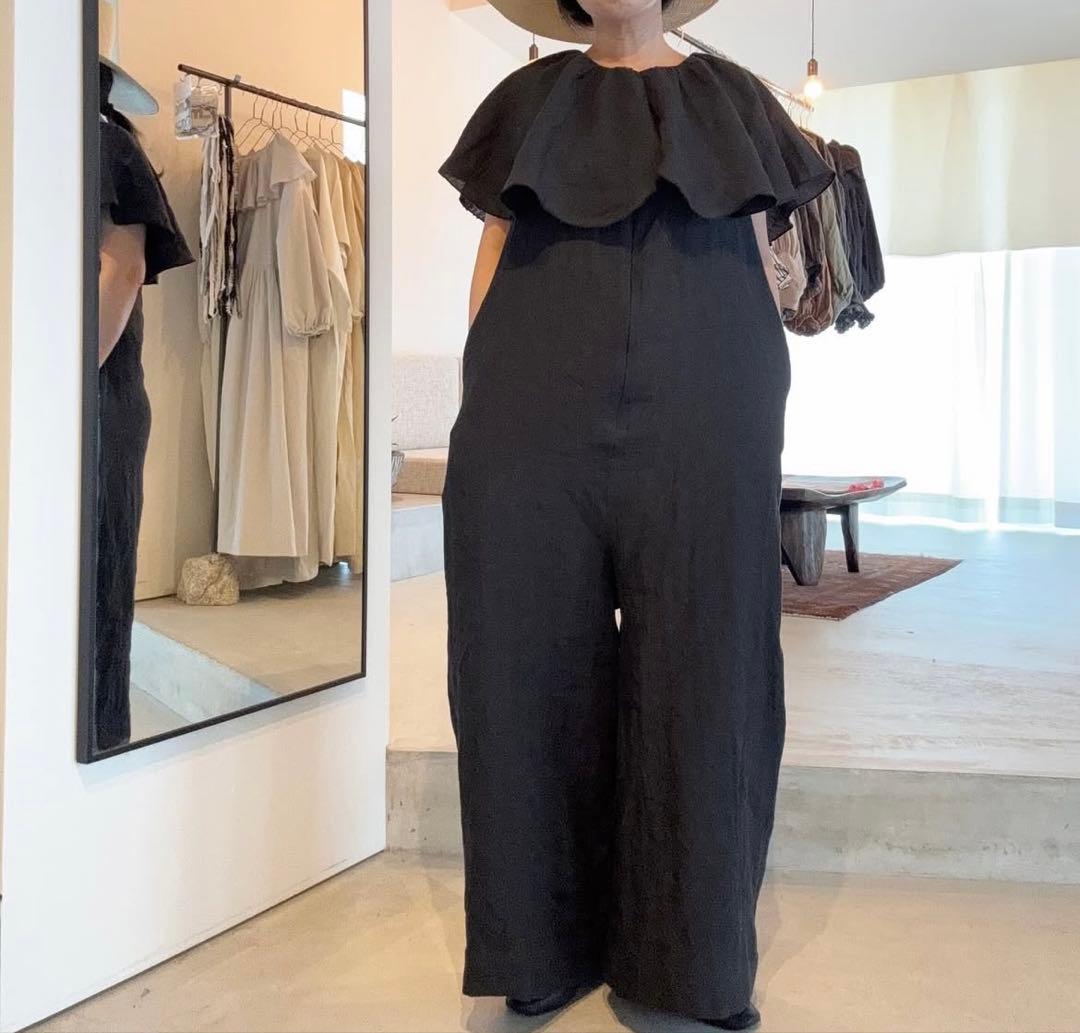 最終値下げ！ito fukuoka フレアカラーオールインワン（ブラック）