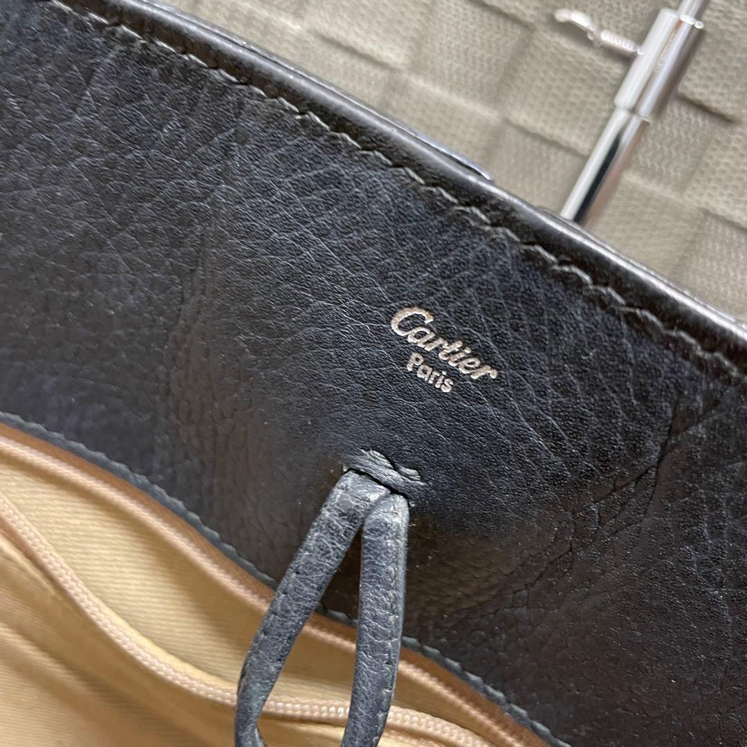 ス*ー様 Cartier マルチェロ　レザー トートバッグ