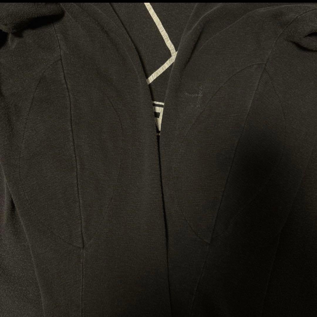 YASUYUKI 　60s〜黒ブラックプロダクツタグ肉厚フットボールシャツ