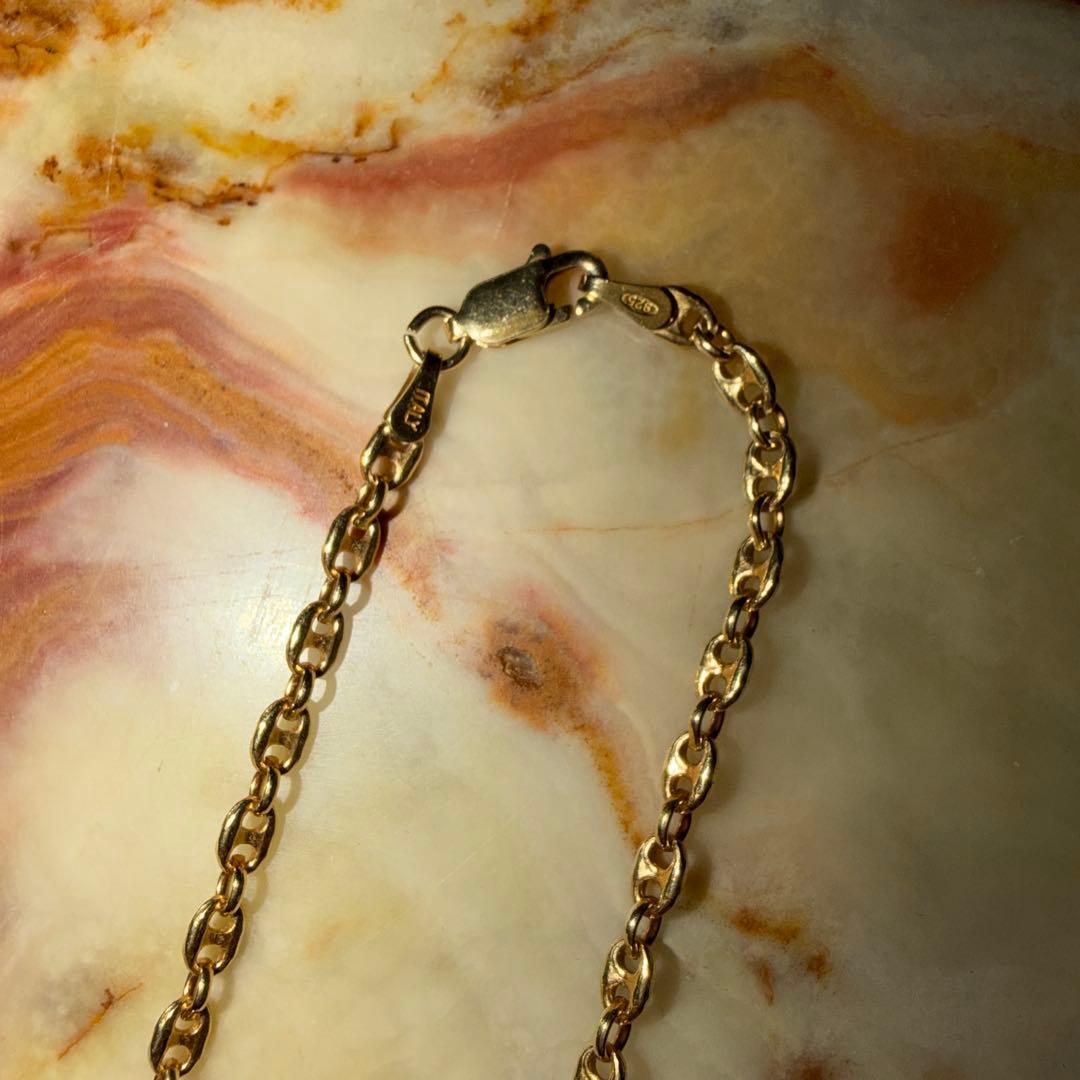 ⭐︎GAGAN ゴールド チェーンネックレスM(45cm) 18KGP