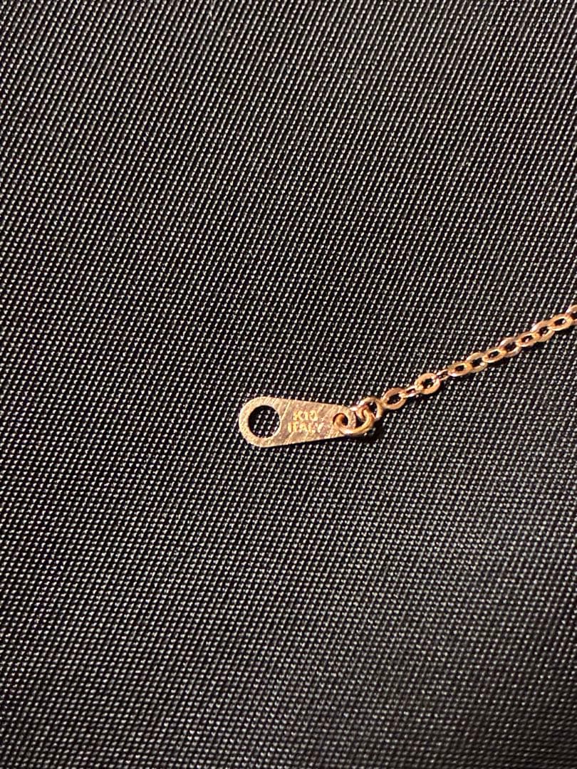 K10ピンクゴールドネックレス（40cm）