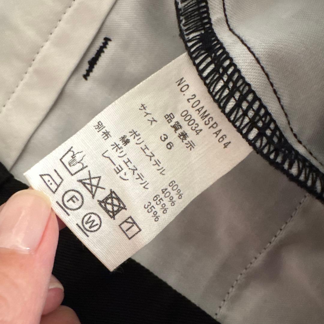 THE SHINZONE TOMBOY PANTS WOMEN 36 黒