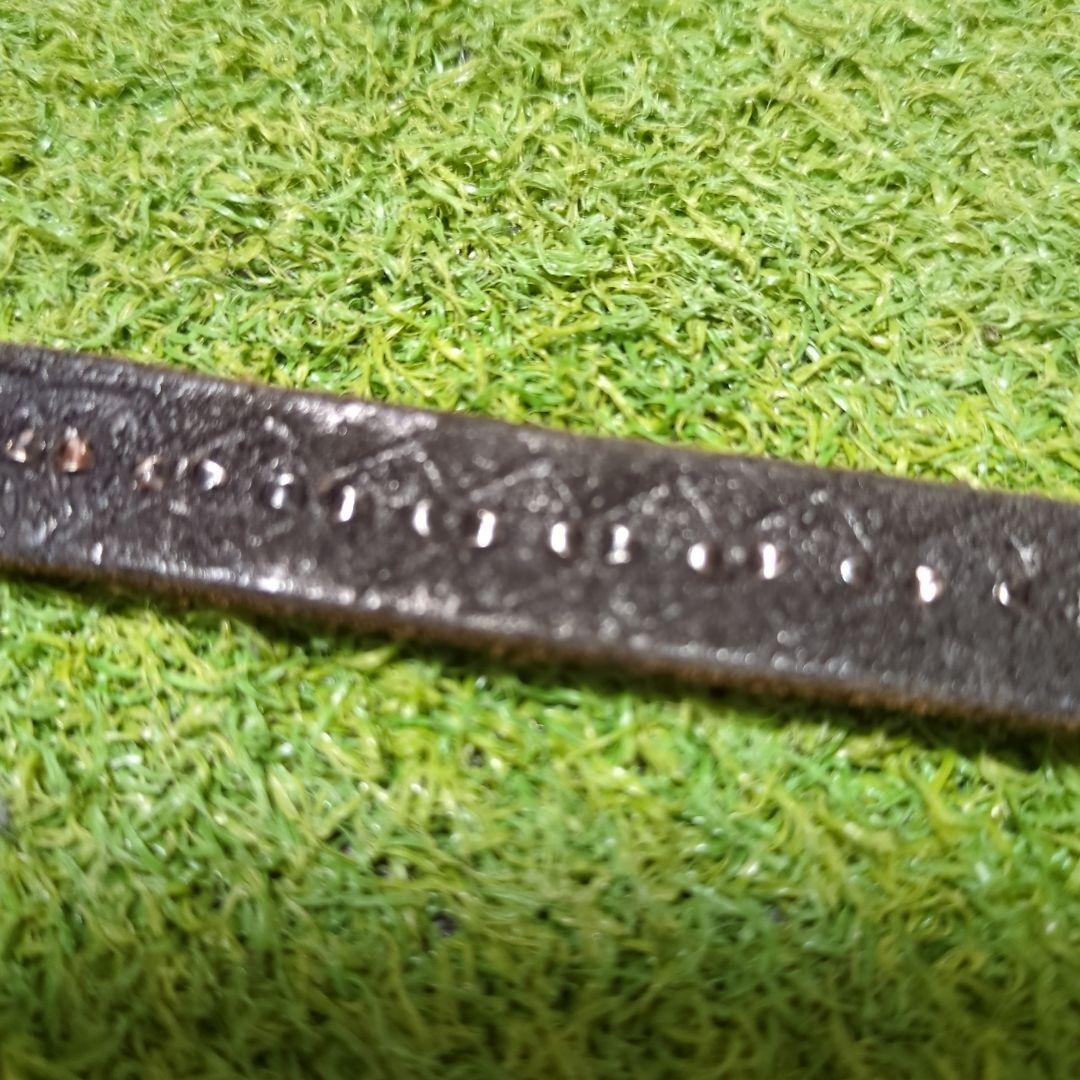 【週末値下】HTC ブラックレザー ウォレットチェーン スタッズ付き