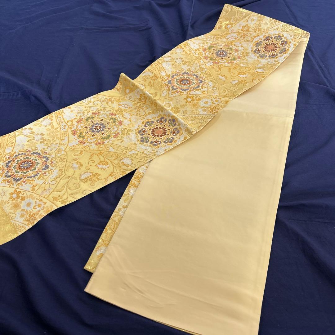 袋帯【礼装用 西陣織　正絹】「瑞宝」☆留袖、訪問着ほか✭未仕立て未使用品