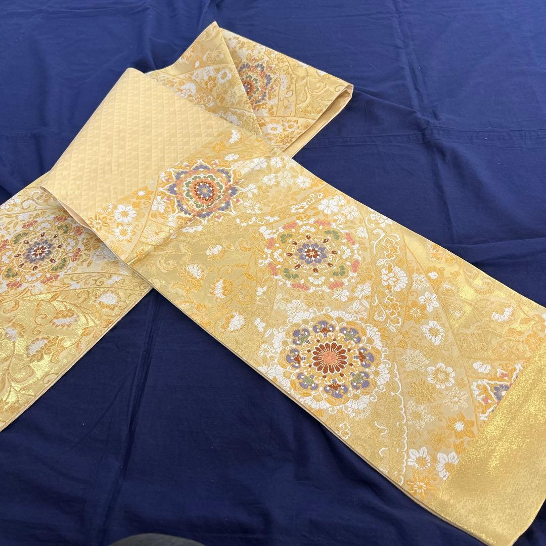 袋帯【礼装用 西陣織　正絹】「瑞宝」☆留袖、訪問着ほか✭未仕立て未使用品