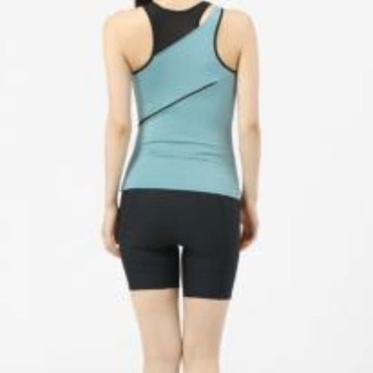 XO 新品 speedo ディアゴナジップ セパレート水着 ストレッチ ボタン付