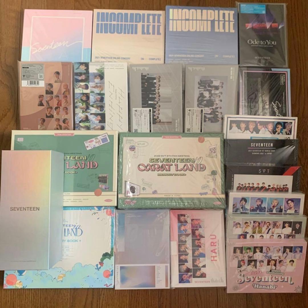 seventeen Blu-ray DVD トレカ　ペンライト　まとめ売り