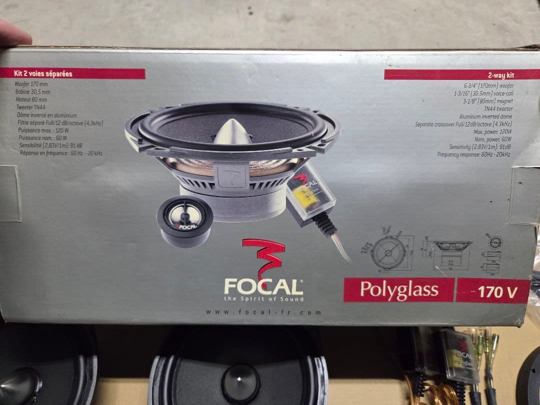 m*0様 focal polyglass 170ｖ　フォーカルスピーカー