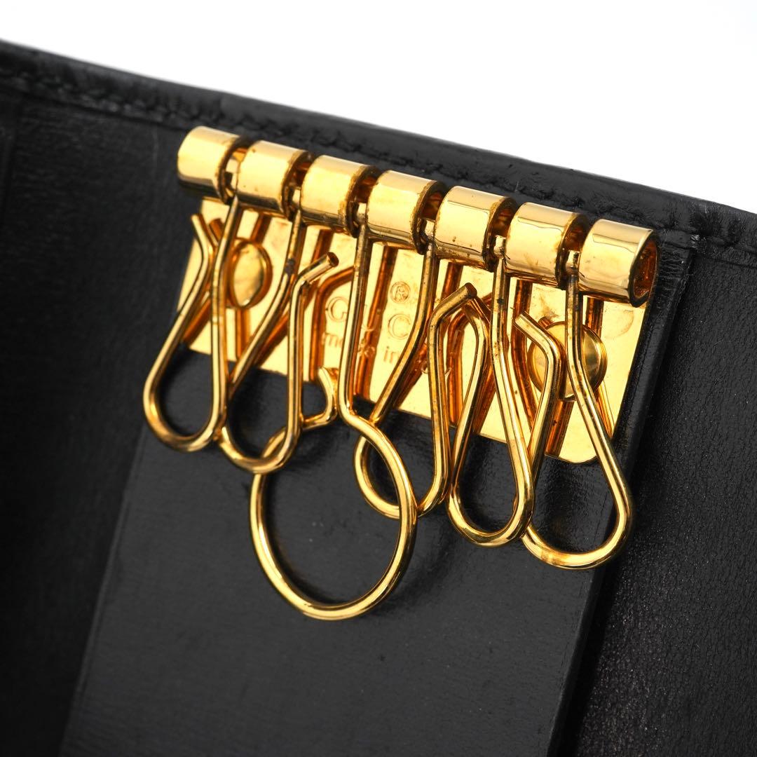 ✨極美品✨　GUCCI キーケース　キーリング　キーホルダー　ホースビット　6連