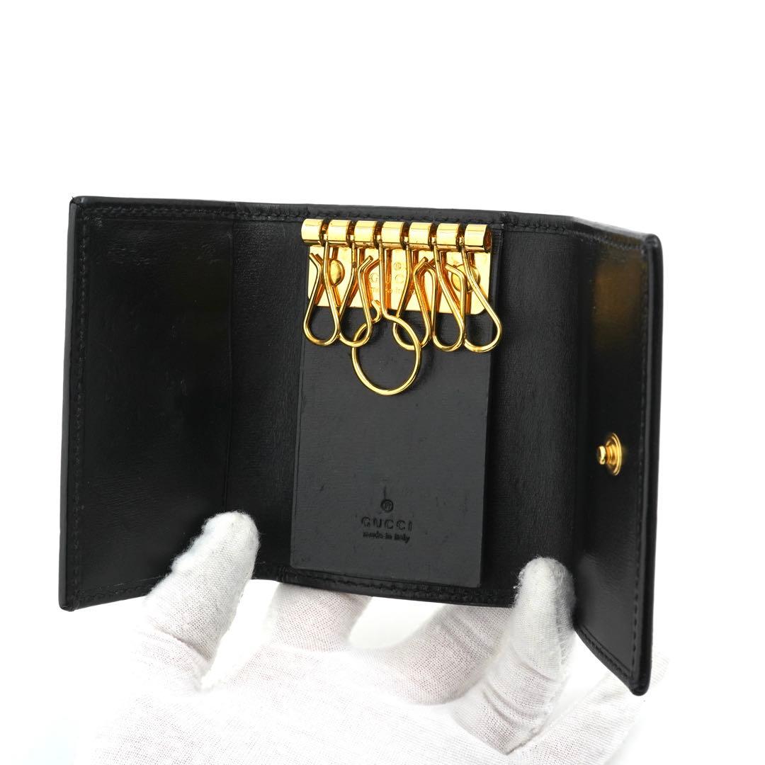 ✨極美品✨　GUCCI キーケース　キーリング　キーホルダー　ホースビット　6連