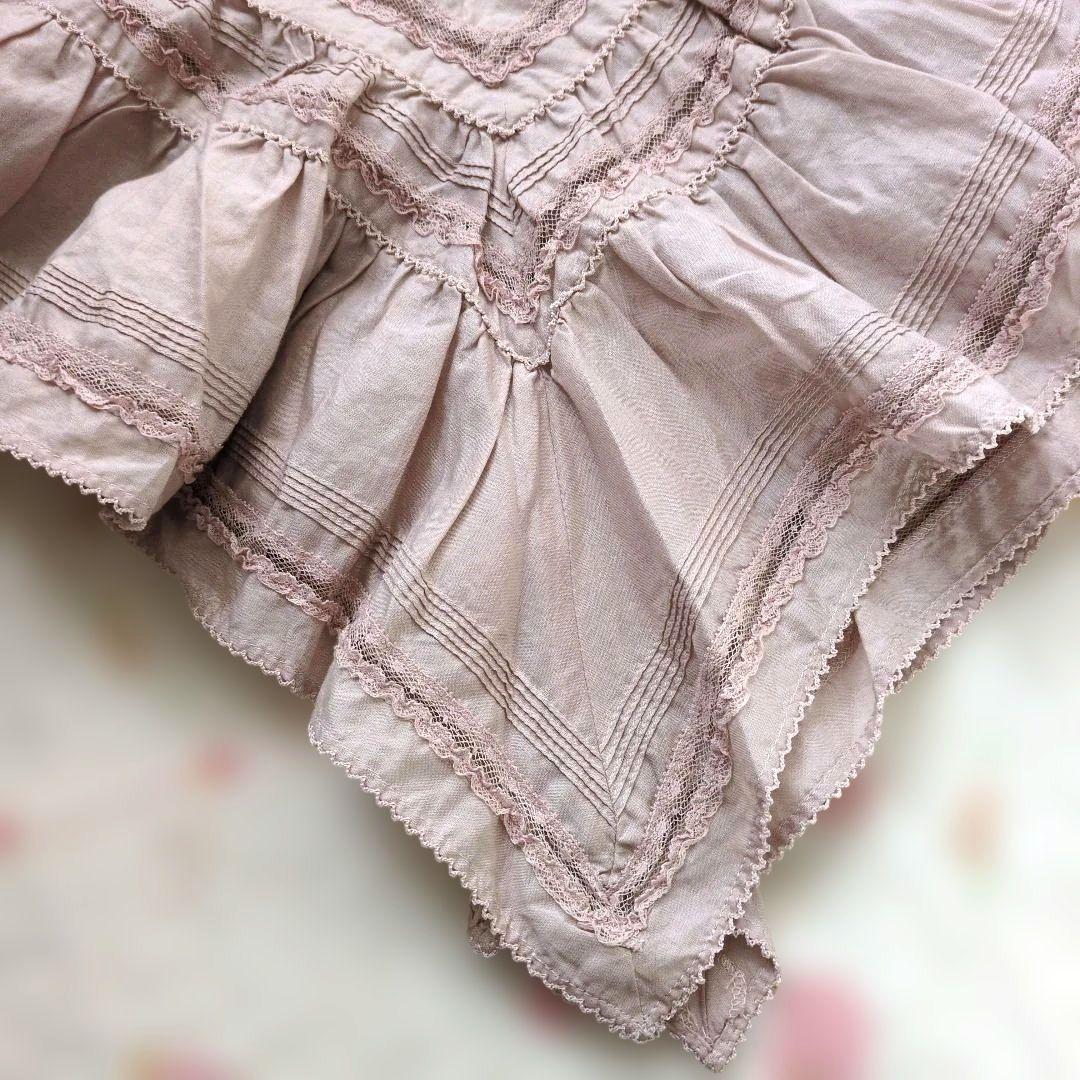 カネコイサオ♥フリルたっぷりフリフリ大判ストール