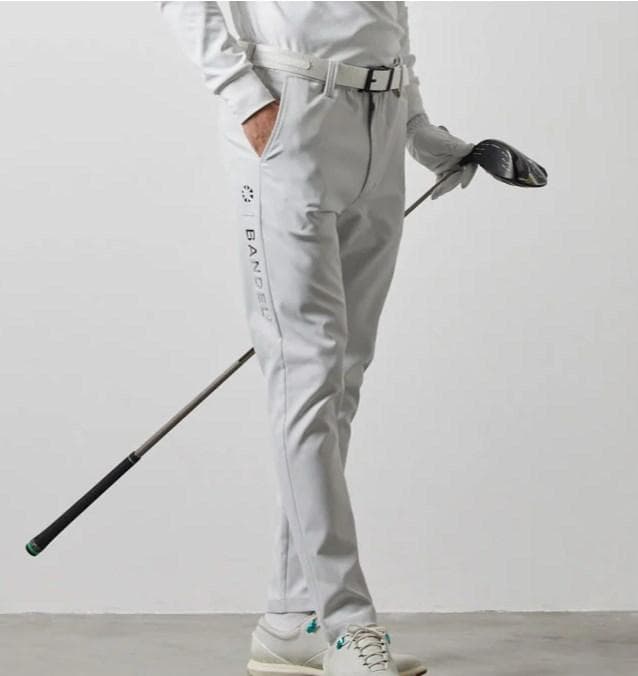 新品 BANDEL SIDE LOGO STRECH TAPERED PANTS