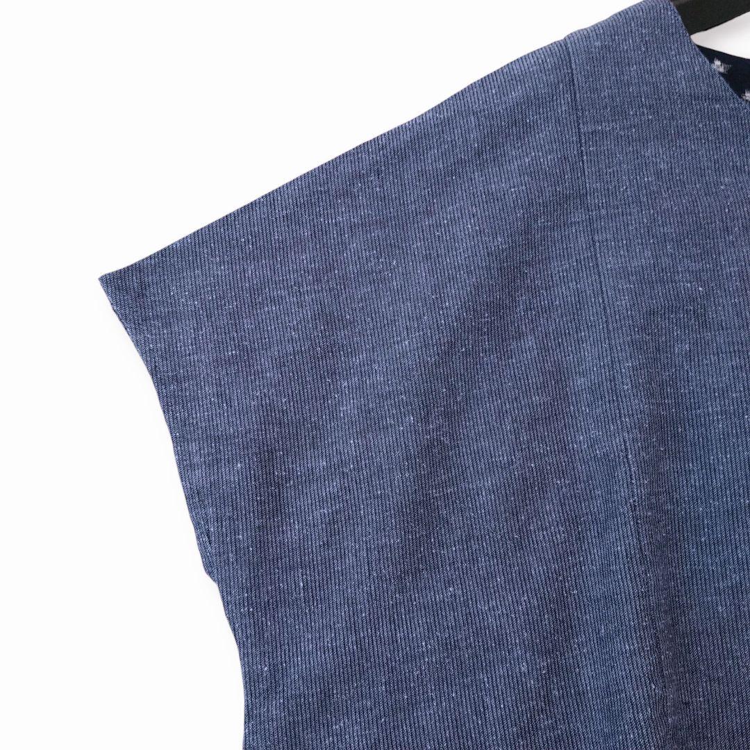 ■新品タグ付き 儀右ヱ門 ギエモン アッパッパ チュニックワンピース 日本製