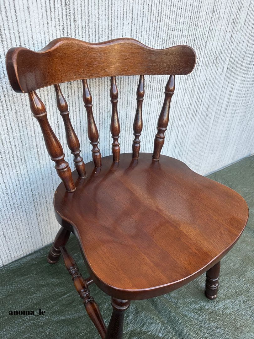 【ダイニングチェア】1飛騨産業　キツツキ　スティックバックチェア　ヴィンテージ◎