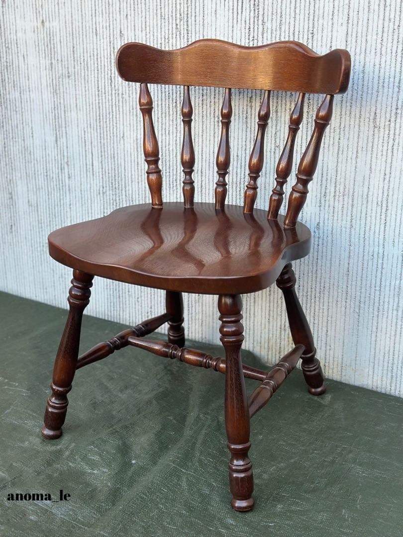 【ダイニングチェア】1飛騨産業　キツツキ　スティックバックチェア　ヴィンテージ◎