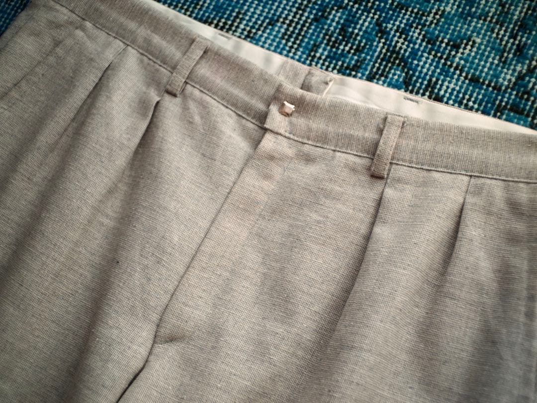 パンツ 70s 80s FINLAND design 2-tuck trousers