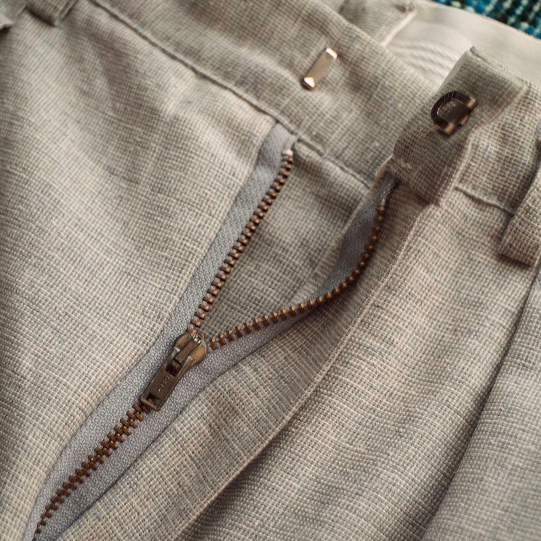 パンツ 70s 80s FINLAND design 2-tuck trousers