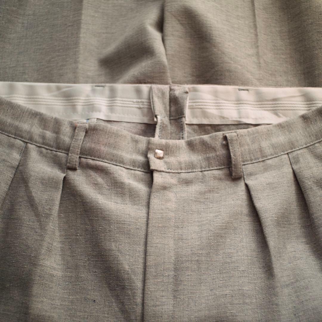 パンツ 70s 80s FINLAND design 2-tuck trousers