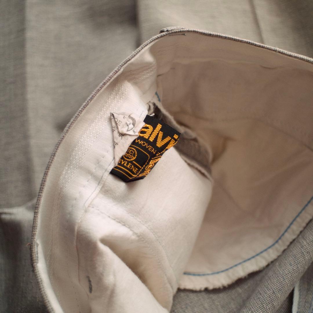 パンツ 70s 80s FINLAND design 2-tuck trousers