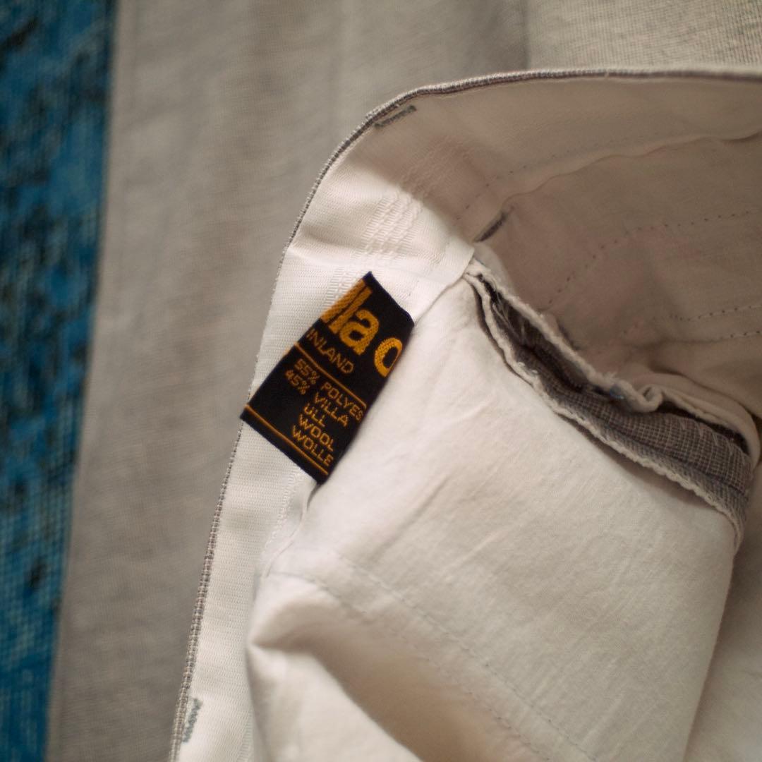 パンツ 70s 80s FINLAND design 2-tuck trousers