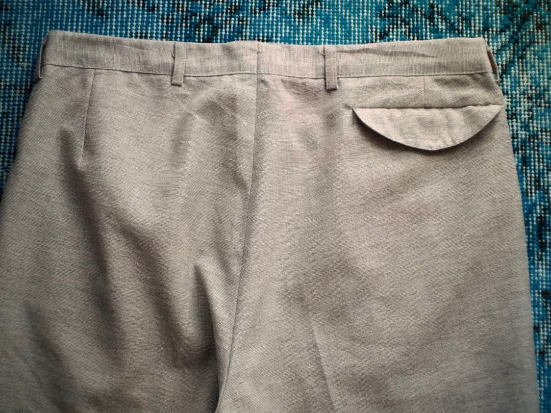パンツ 70s 80s FINLAND design 2-tuck trousers