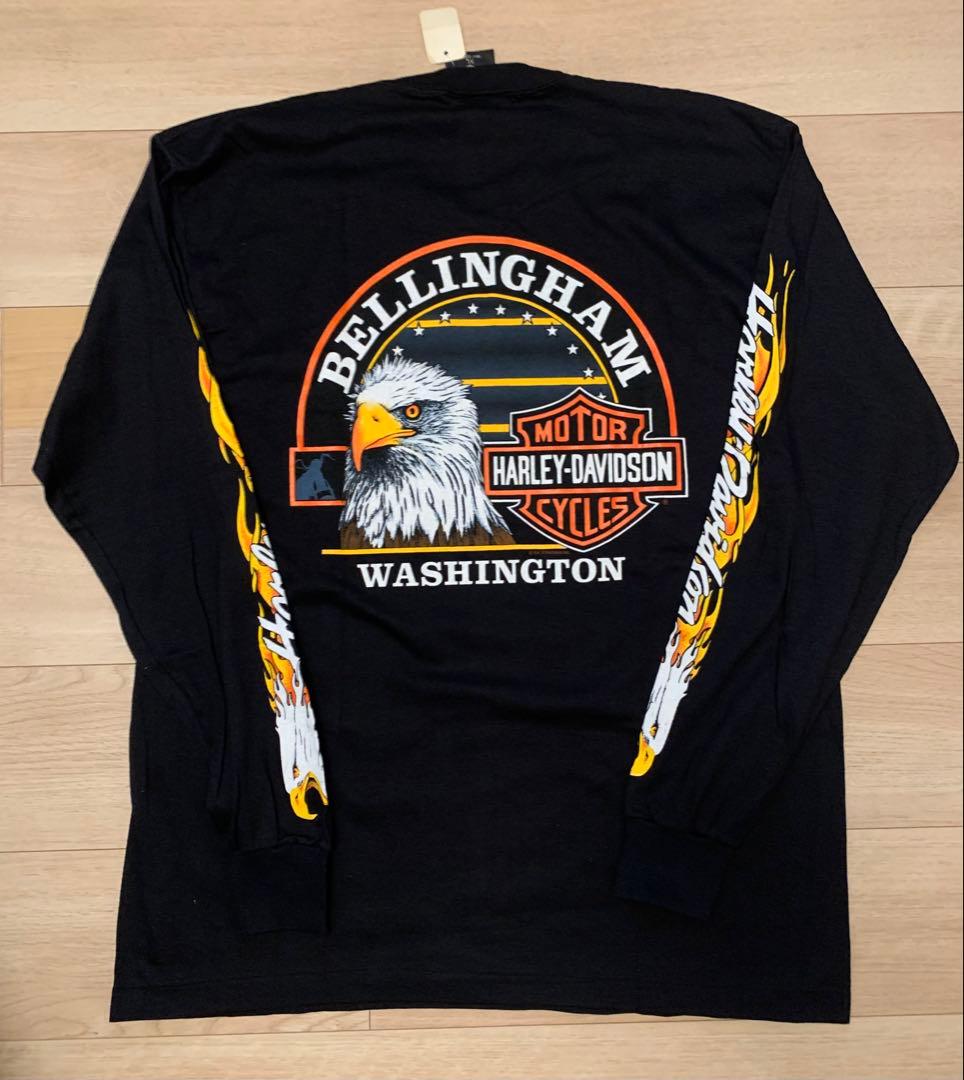 HARLEY DAVIDSON \"FIRE EAGLE\" ロンT XL レア新品
