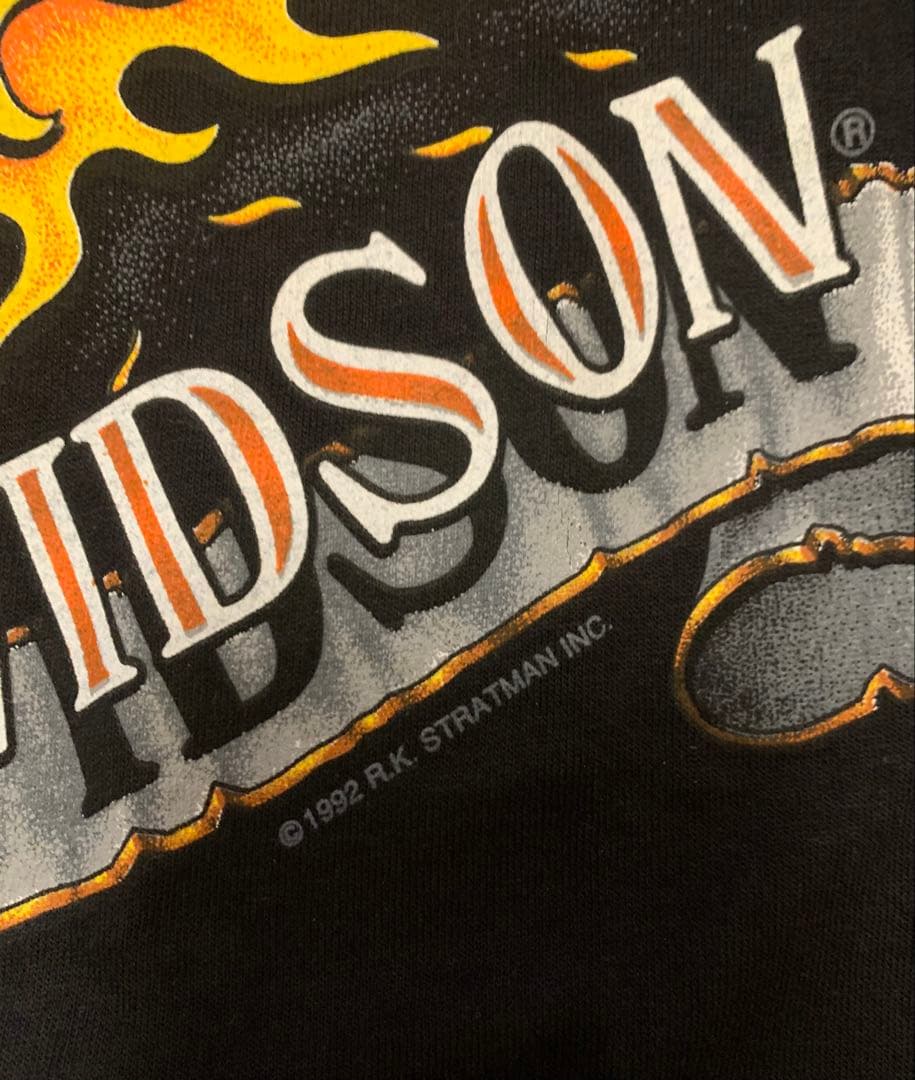 HARLEY DAVIDSON \"FIRE EAGLE\" ロンT XL レア新品