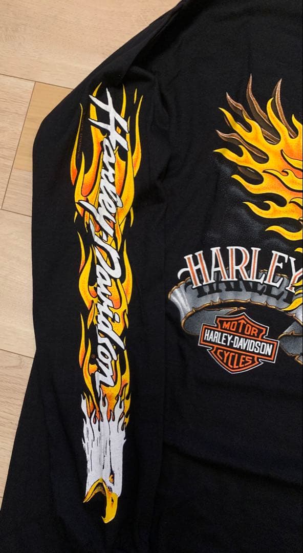 HARLEY DAVIDSON \"FIRE EAGLE\" ロンT XL レア新品