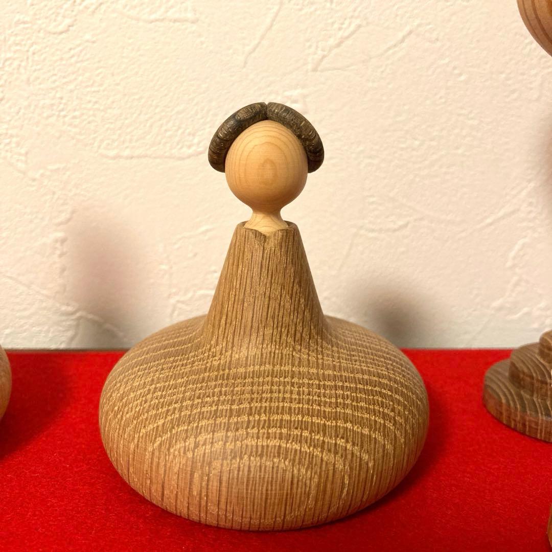 雛人形　ひな一段セット【三浦木地】