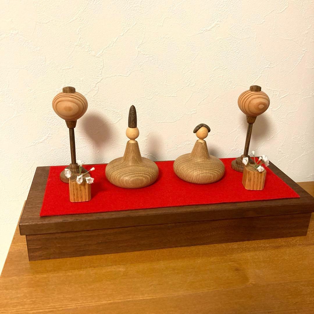 雛人形　ひな一段セット【三浦木地】