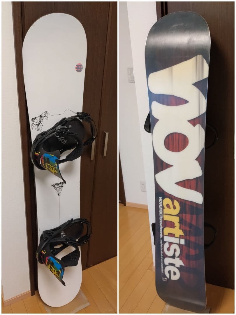 NOVEMBER ARTISTE 150スノーボード＋FLUX DSビンディング