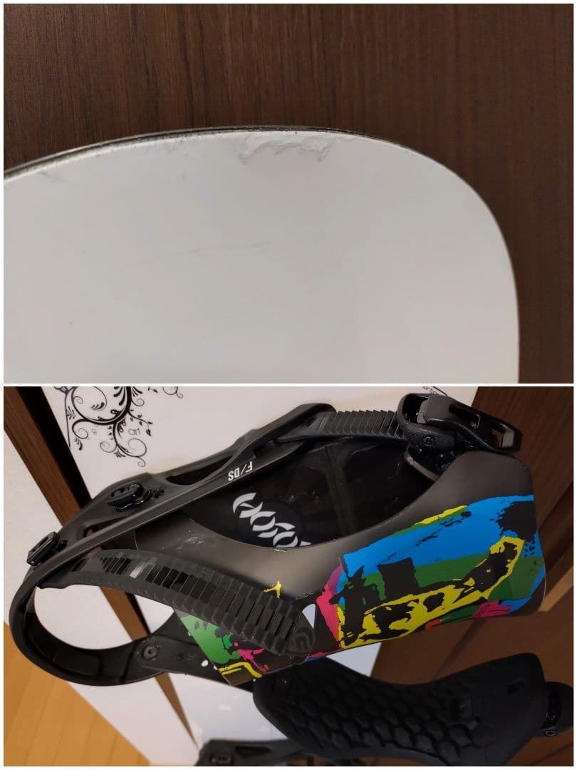 NOVEMBER ARTISTE 150スノーボード＋FLUX DSビンディング