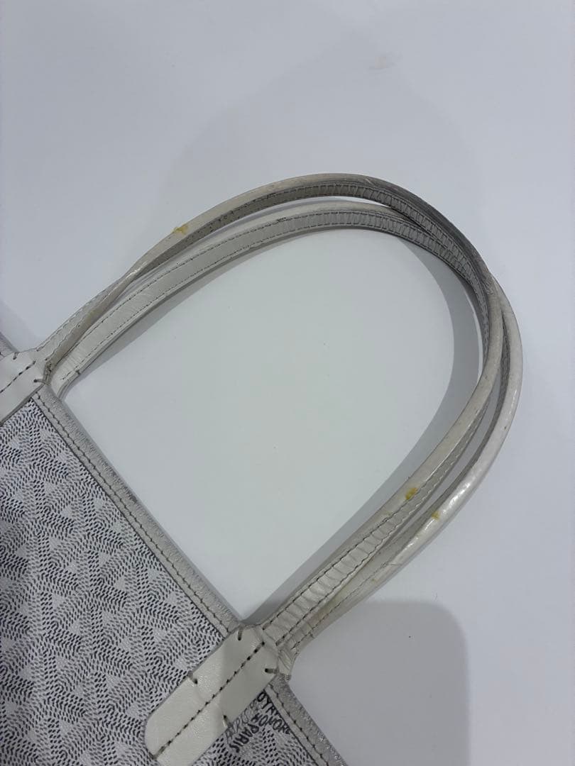 ゴヤール　グレー トートバッグ ロゴ入り