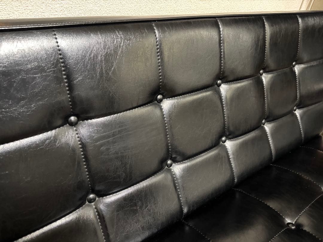 カリモク60 Kチェア　2シーター　ブラック