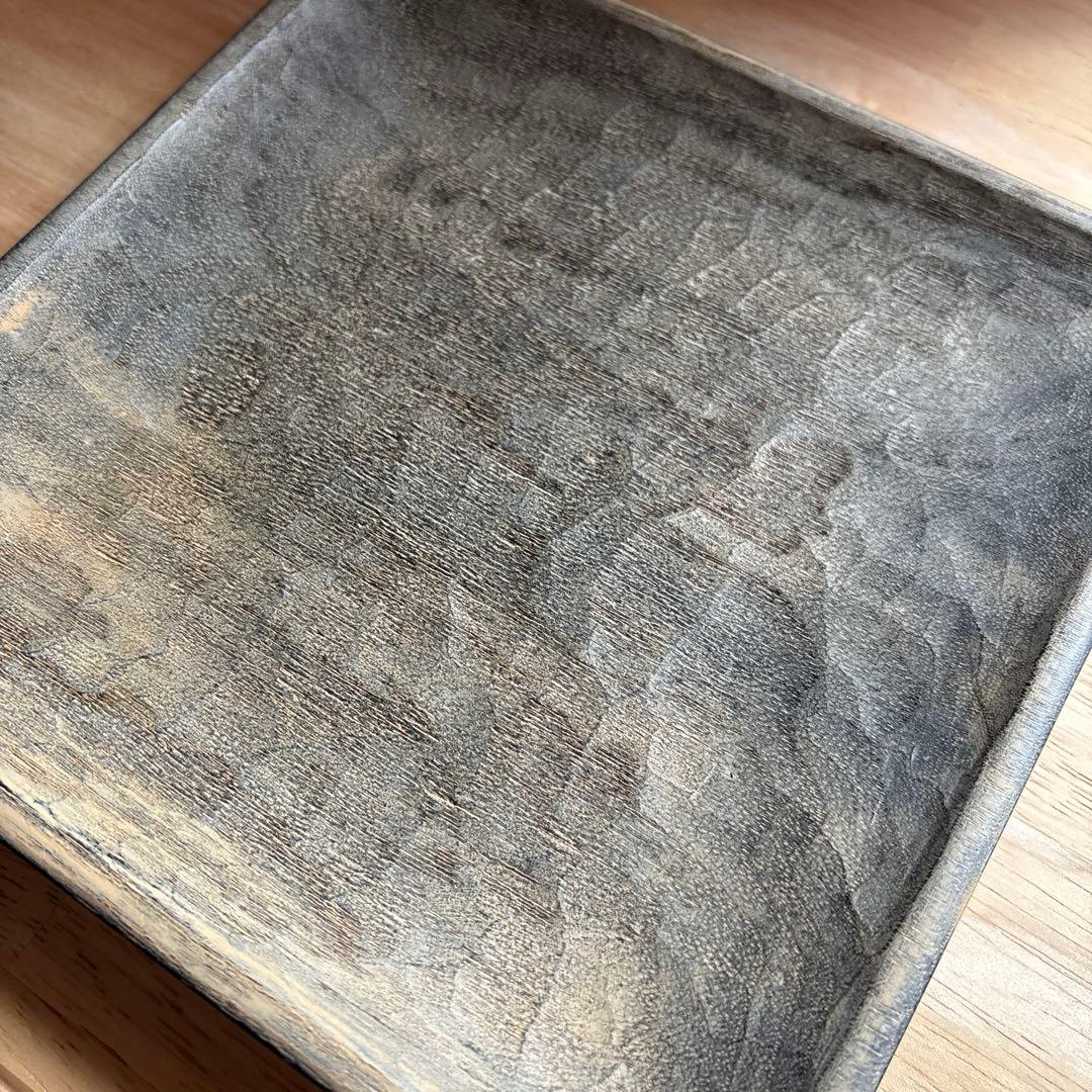 【新品未使用】 三谷龍二　角皿　漆