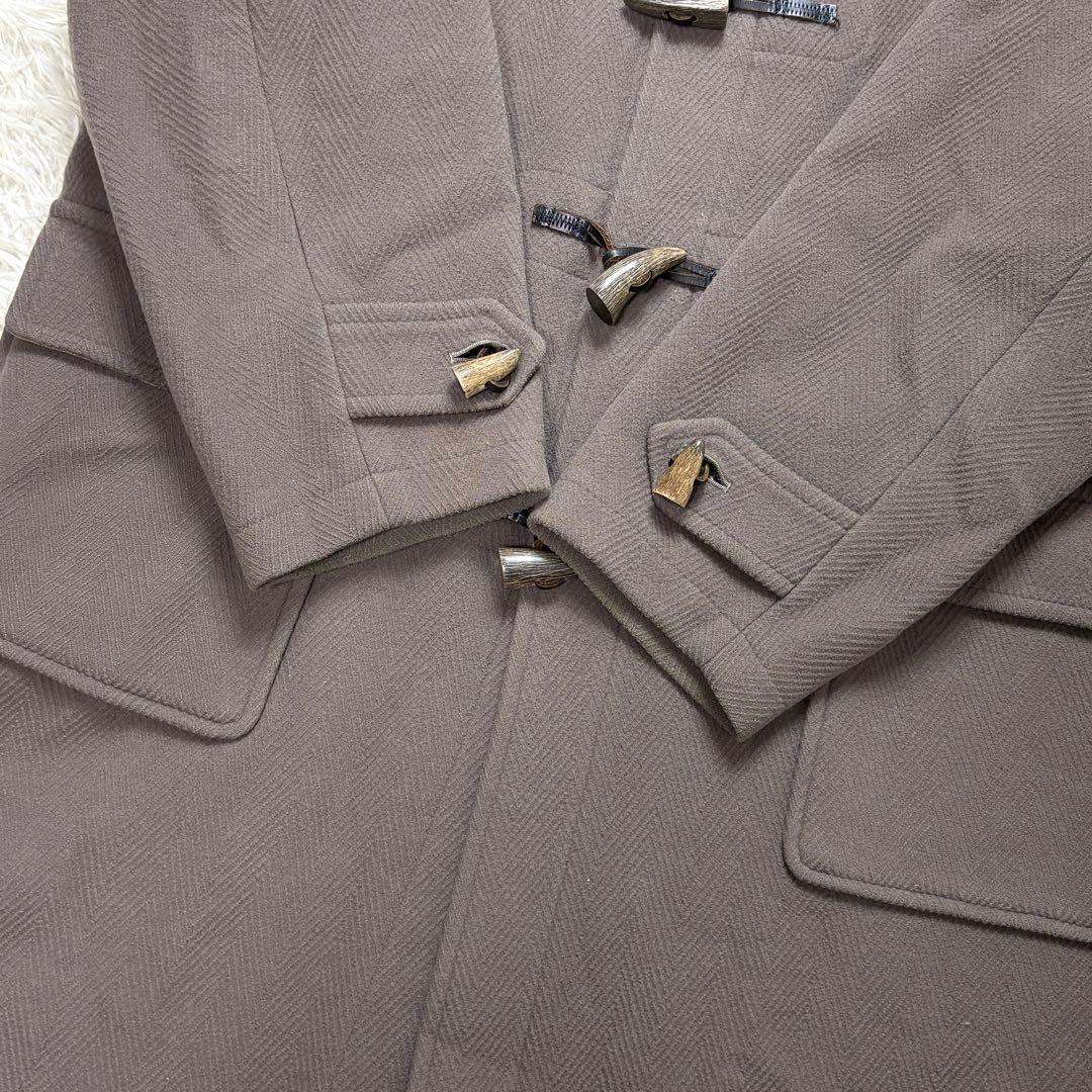 【希少】バーバリー ムーアブルック ダッフルコート ヘリンボーン XL相当