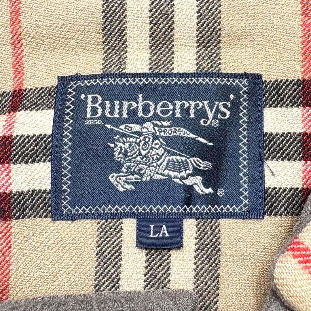 【希少】バーバリー ムーアブルック ダッフルコート ヘリンボーン XL相当