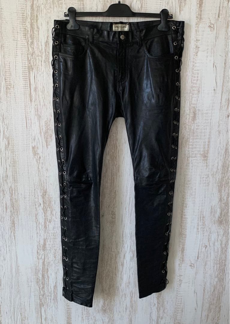 SAINT LAURENT レザー パンツ