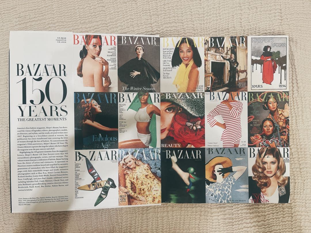 【洋書】Harper’s BAZAAR 150 YEARS 記念本