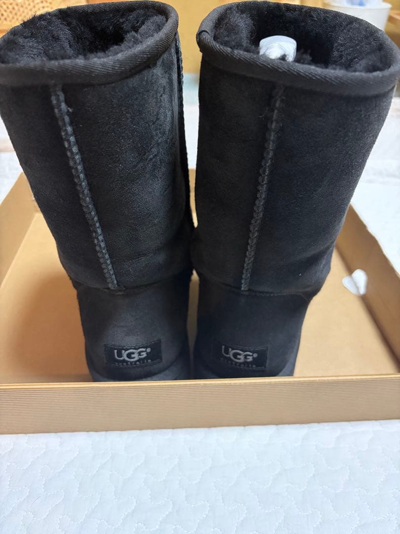 UGG ブラック ムートンブーツ　size M10