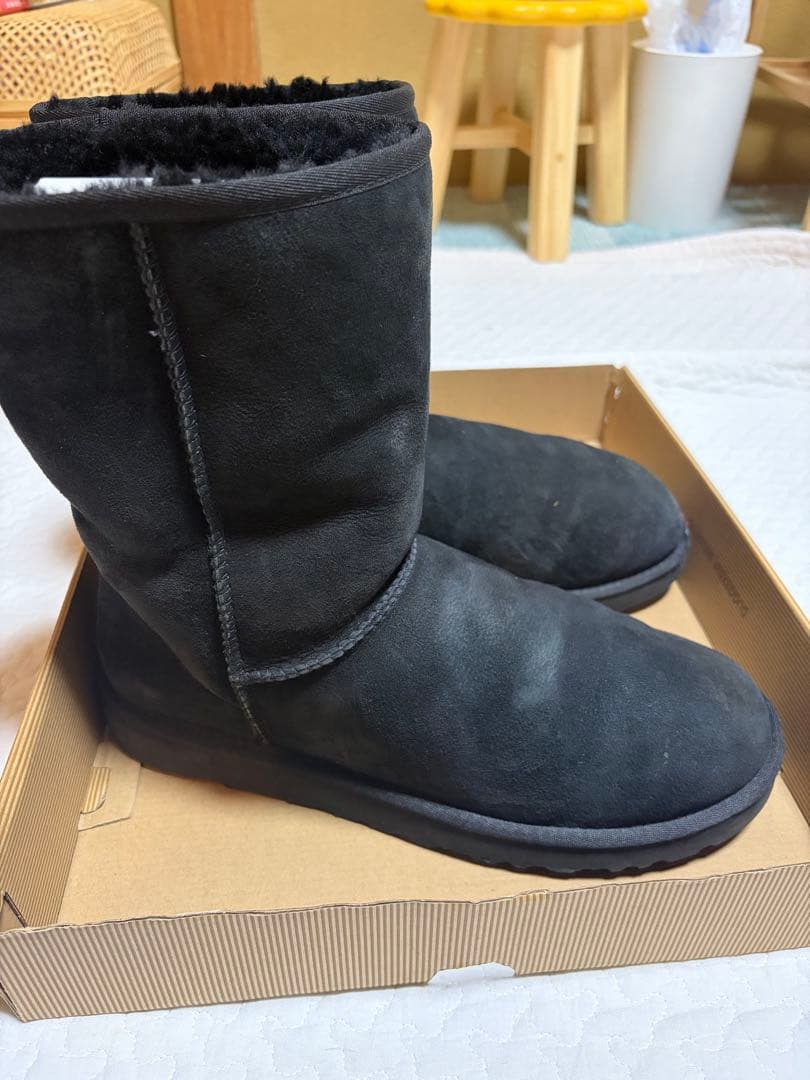 UGG ブラック ムートンブーツ　size M10