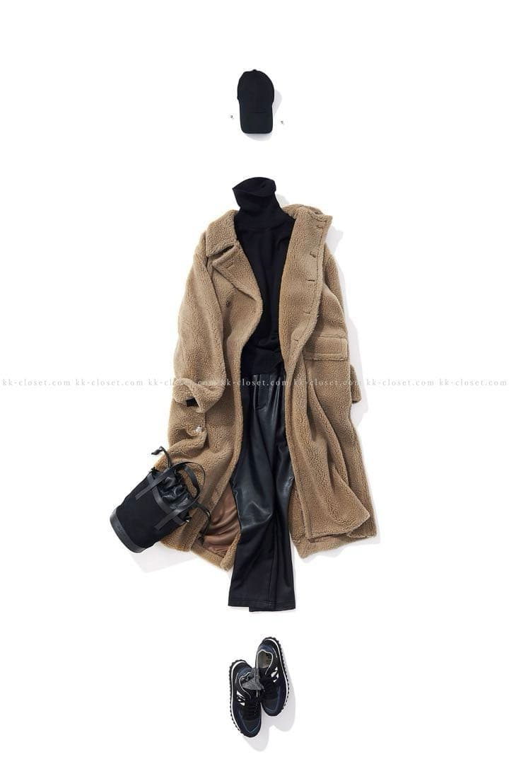 菊池京子さんK.K closetボアロングコート