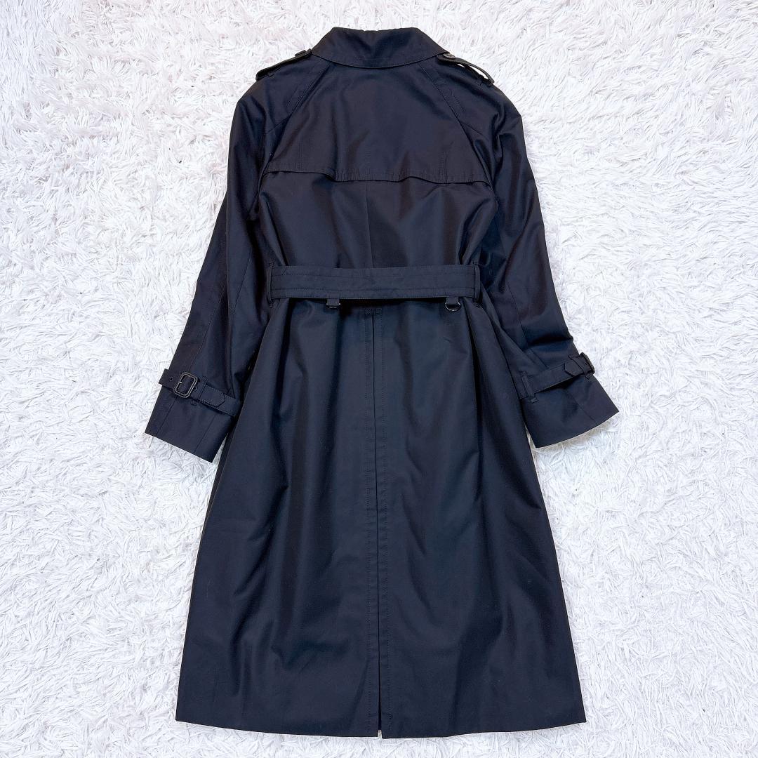 レアモデル【極美品】アクアスキュータム ロングトレンチコート 赤ライナー 希少8