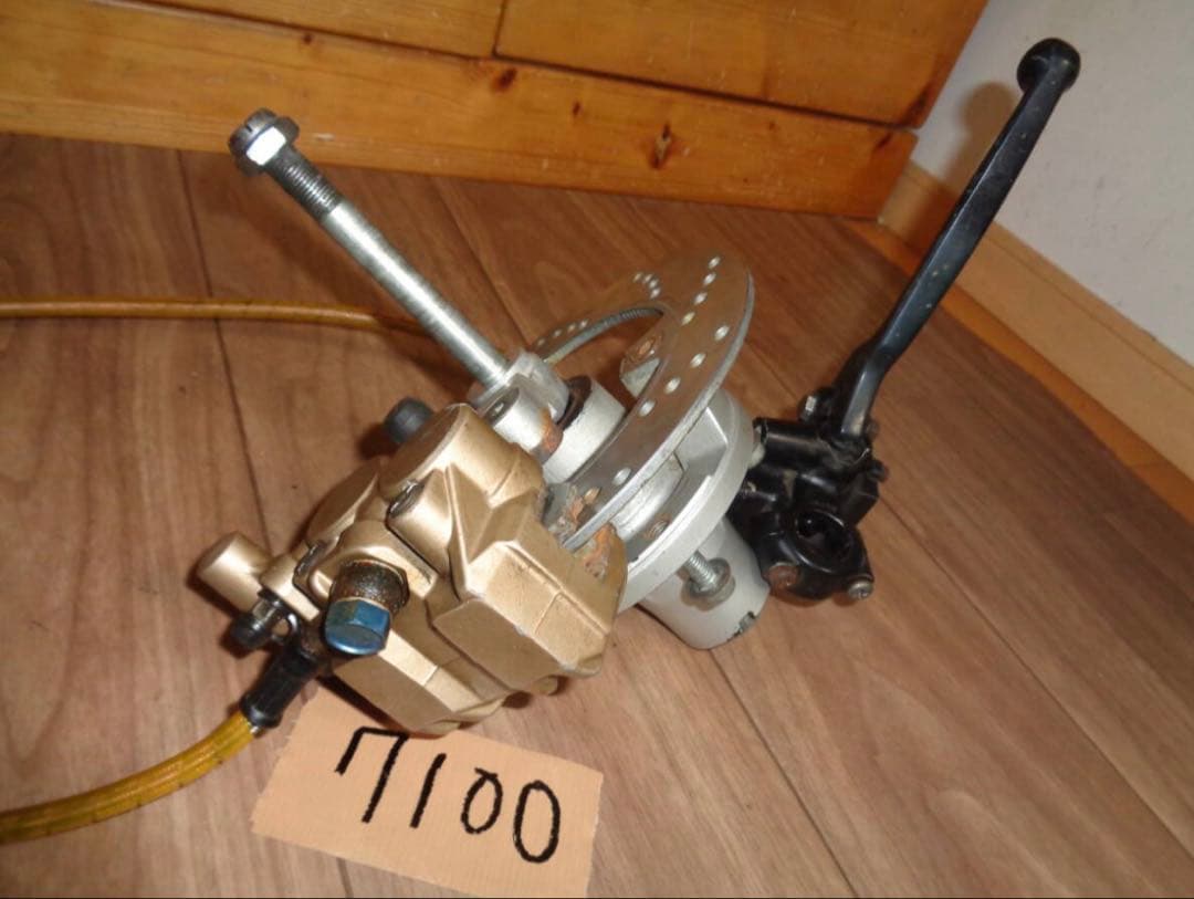 モンキー　フロントハブ　ディスク　キャリパー　タケガワ