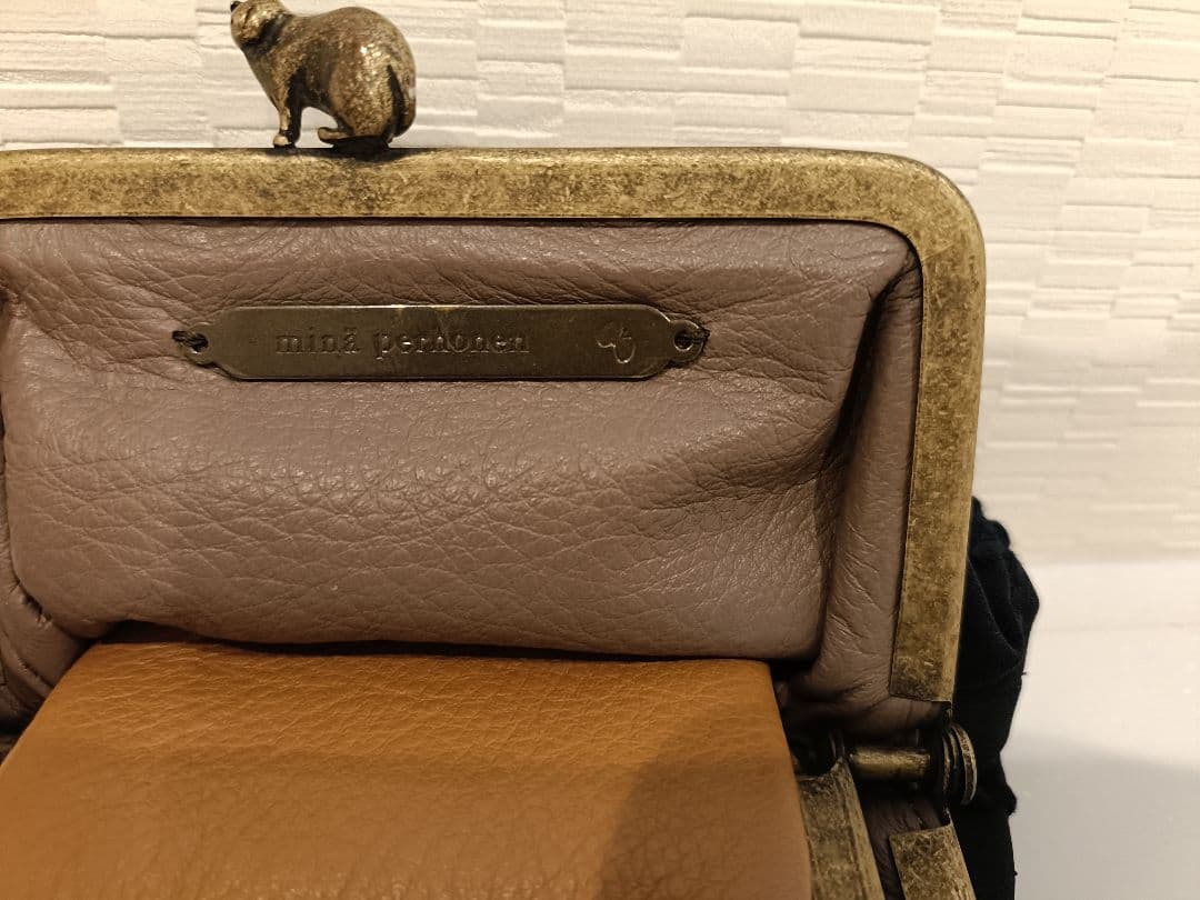 ミナペルホネン　タンバリン　navy　カドルパース