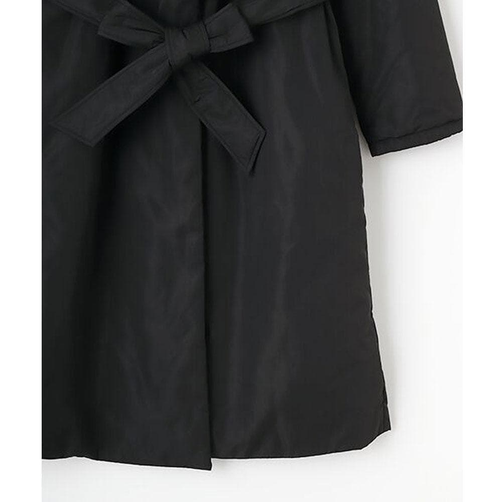 未使用タグ付き インゲボルグ SORONA 中わた ロングダウンガウンコート 黒