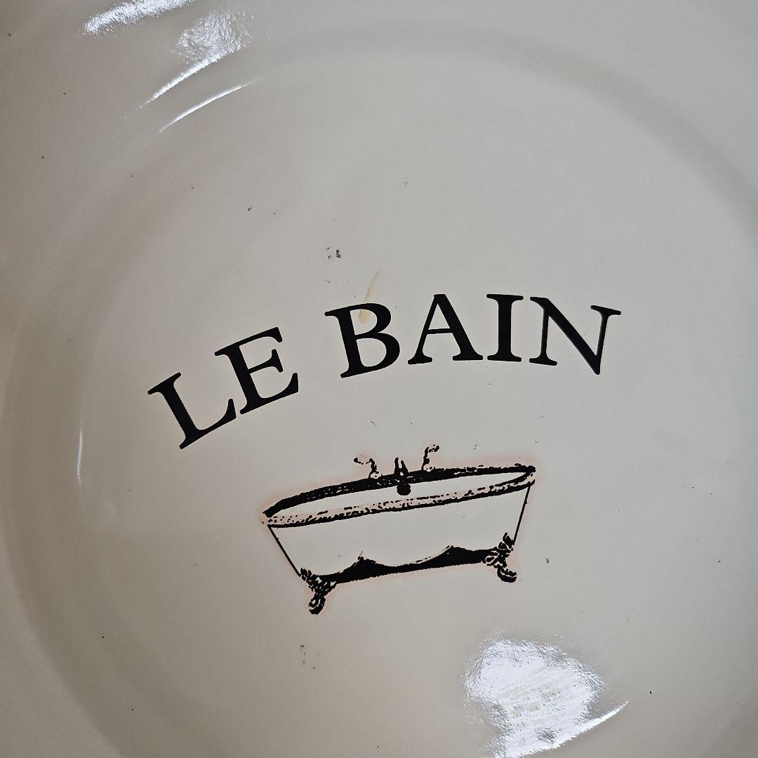 昭和レトロ　洗面器スタンド　ホーロー洗面器付き　ウォッシュスタンド　当時物