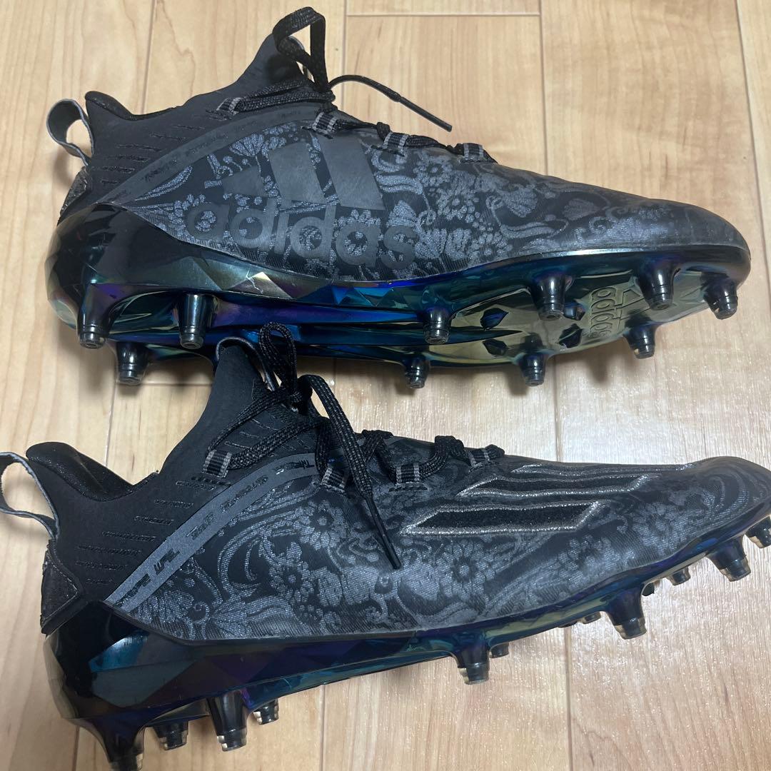 ⭐️廃盤！adidas ブラック スパイク 花柄デザイン27cm