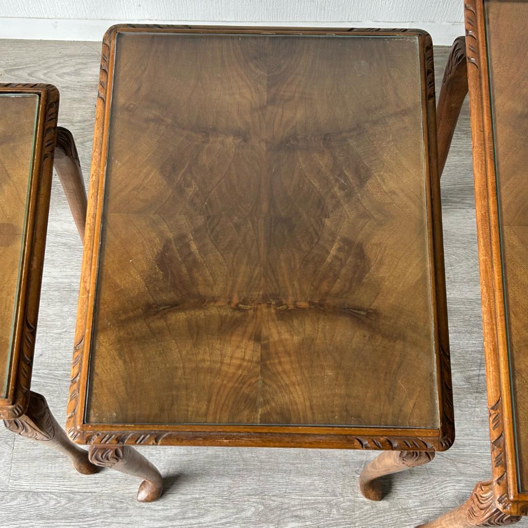 イギリス アンティーク家具 ネストテーブル コーヒーテーブル 店舗什器 415A