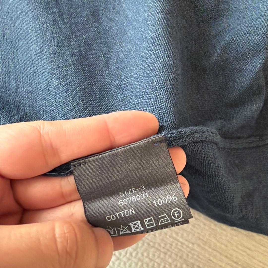 専用45R ギマニット　キャミソールワンピース インディゴ　サマーニット